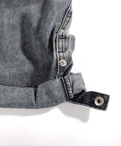 「neos」 デニムパンツ X-LARGE グレー メンズ_画像9