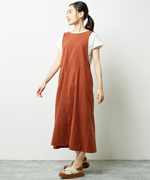 「MELROSE claire」 ノースリーブワンピース FREE ブラック レディース_画像2
