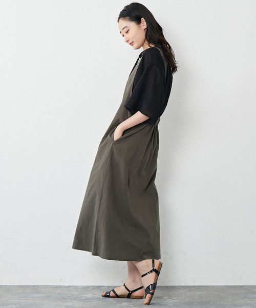 「MELROSE claire」 ノースリーブワンピース FREE ブラック レディース_画像5