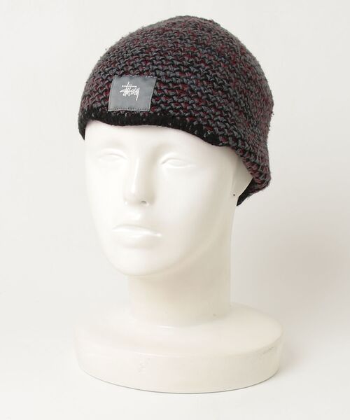 STUSSY（ステューシー） ニットキャップ - レッド レディース