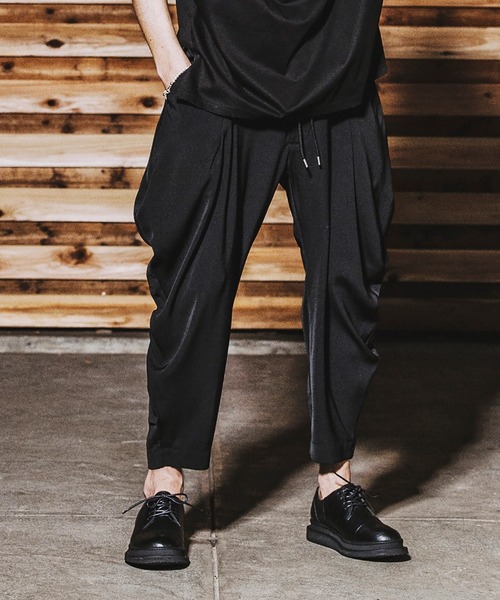 「NO ID.」 イージーパンツ 1 ブルー メンズ_画像3