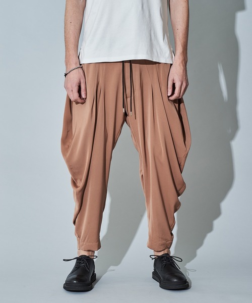 「NO ID.」 イージーパンツ 1 ブルー メンズ_画像4