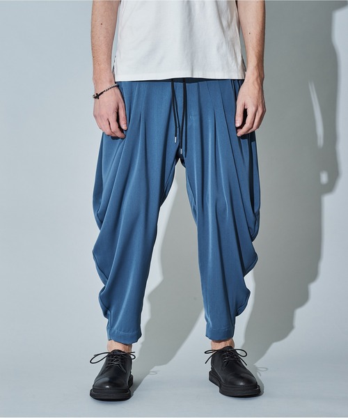 「NO ID.」 イージーパンツ 1 ブルー メンズ_画像5