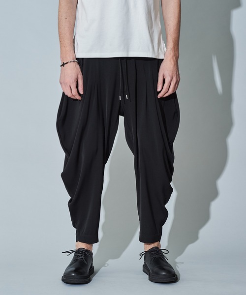 「NO ID.」 イージーパンツ 1 ブルー メンズ_画像6