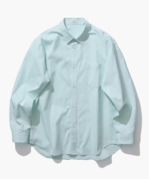シャツ ATON (エイトン)WASHER OXFORD | LOOSE FIT SHIRT(UNISEX) メンズ レディースの画像