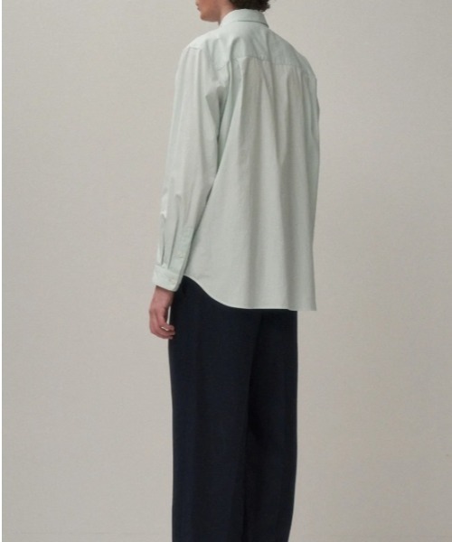 シャツ ATON (エイトン)WASHER OXFORD | LOOSE FIT SHIRT(UNISEX) メンズ レディースの画像