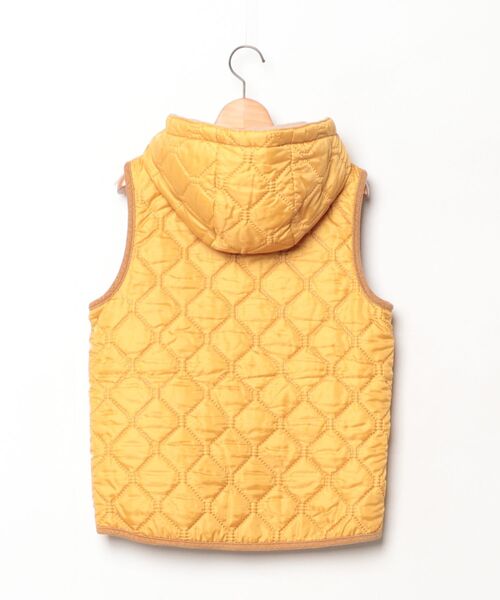 「ARMEN」 キルティングベスト 0 オレンジ レディース_画像2