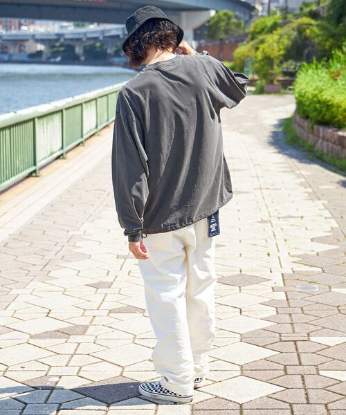 「FFEIN」 長袖Tシャツ SMALL イエロー メンズ_画像6