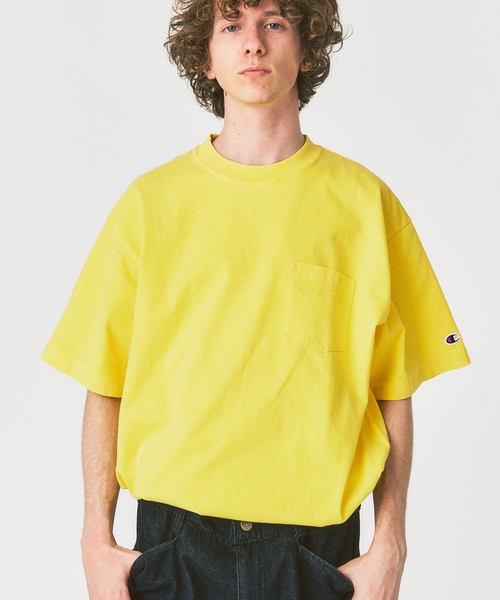 Champion（チャンピオン） tシャツ 417別注 Bleach Wash Pocket T