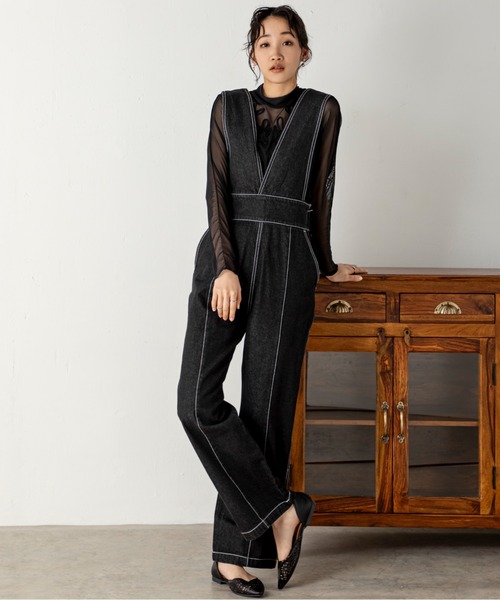 「MILLION CARATS」 デニムパンツ FREE インディゴブルー レディース_画像2