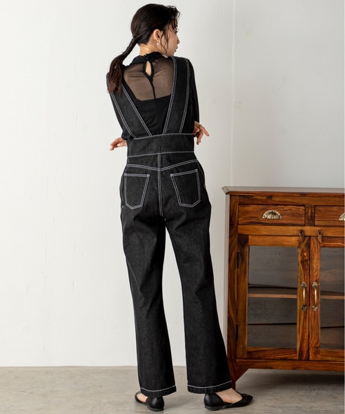 「MILLION CARATS」 デニムパンツ FREE インディゴブルー レディース_画像4