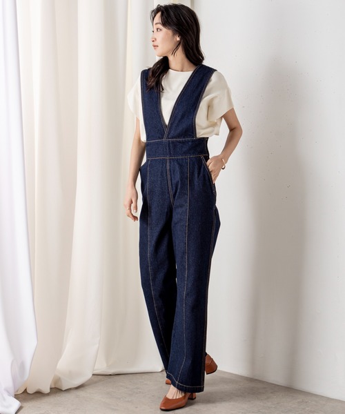 「MILLION CARATS」 デニムパンツ FREE インディゴブルー レディース_画像6