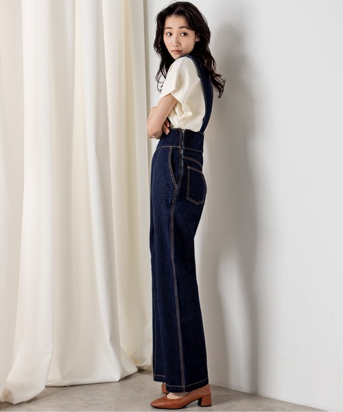 「MILLION CARATS」 デニムパンツ FREE インディゴブルー レディース_画像7