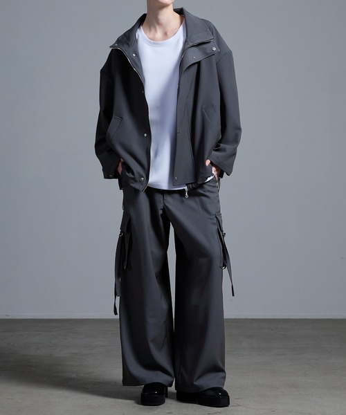 「Loose/ルース」 ブルゾン M グレー系その他 メンズの画像