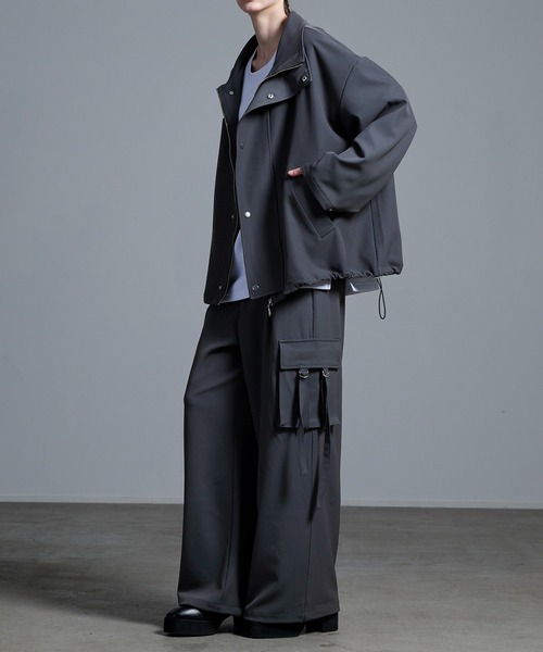 「Loose/ルース」 ブルゾン M グレー系その他 メンズの画像