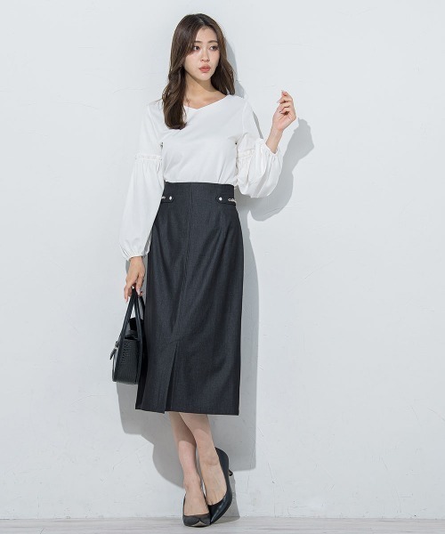 「QUEENS COURT」 長袖カットソー M ブラック レディース_画像4