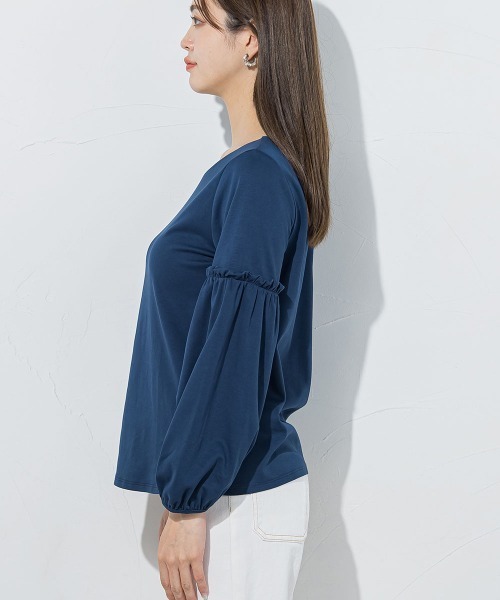 「QUEENS COURT」 長袖カットソー M ブラック レディース_画像7