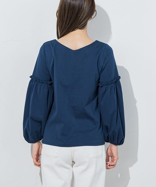 「QUEENS COURT」 長袖カットソー M ブラック レディース_画像8