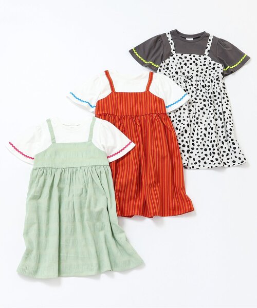 BREEZE（ブリーズ） ワンピース ドッキングワンピース キッズ 子供服