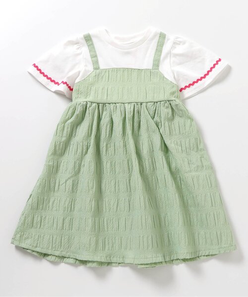 BREEZE（ブリーズ） ワンピース ドッキングワンピース キッズ 子供服
