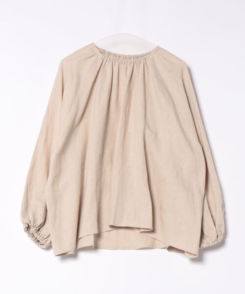「haupia」 長袖ブラウス MEDIUM ネイビー レディース_画像3