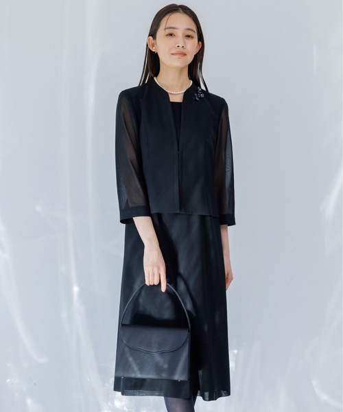 タグ付き東京ソワールform forma カバーアップドレスワンピース form forma（フォルムフォルマ） 喪服 ワンピース 「喪服・礼服