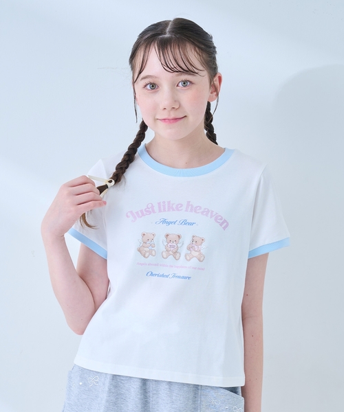 mezzo piano Junior（メゾピアノ ジュニア） tシャツ 「接触冷感