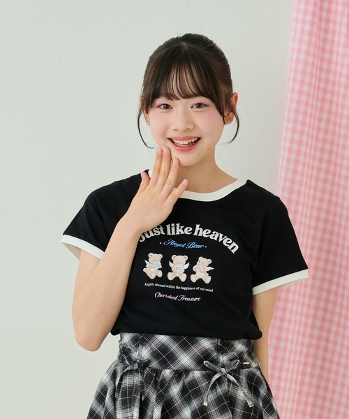 mezzo piano Junior（メゾピアノ ジュニア） tシャツ 「接触冷感