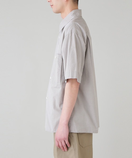「MHL.」 半袖シャツ LARGE ベージュ メンズ_2