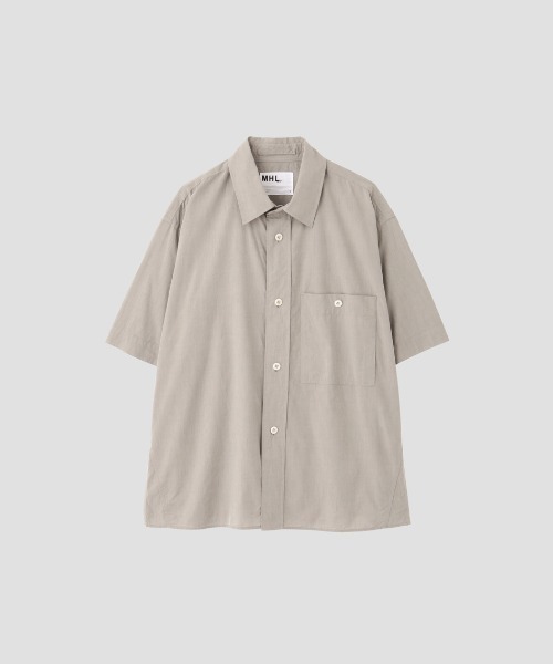「MHL.」 半袖シャツ LARGE ベージュ メンズ_3