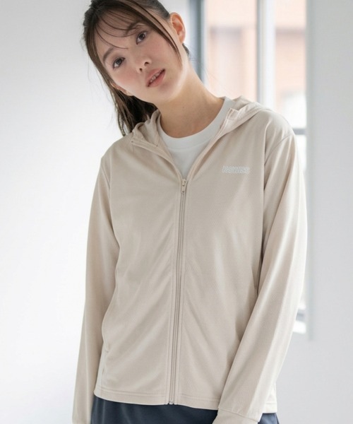 K-SWISS（ケースイス） uvカット パーカー 冷感 レディース : ZOZOTOWN