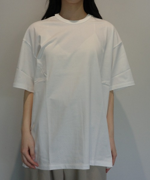 CLANE（クラネ） tシャツ CLANE W FACE NOTCHED RIB OVER TOPS
