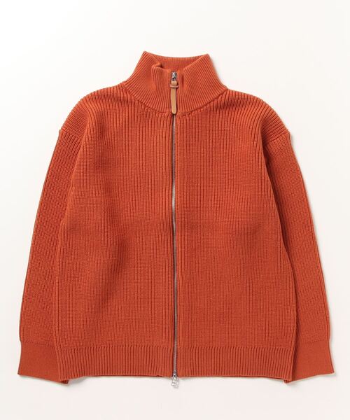 BEAMS LIGHTS（ビームス ライツ） ニットカーディガン MEDIUM オレンジ 