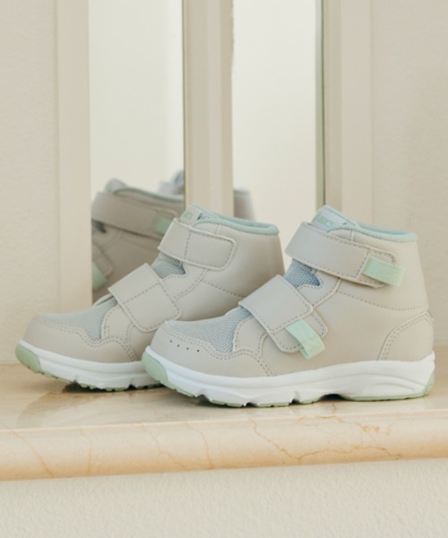 「SUKUSUKU」 「KIDS」ハイカットスニーカー 16.5cm スモークグレー キッズ_画像5