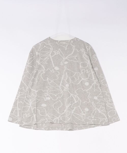 Plantation（プランテーション） tシャツ ラインフラワードット