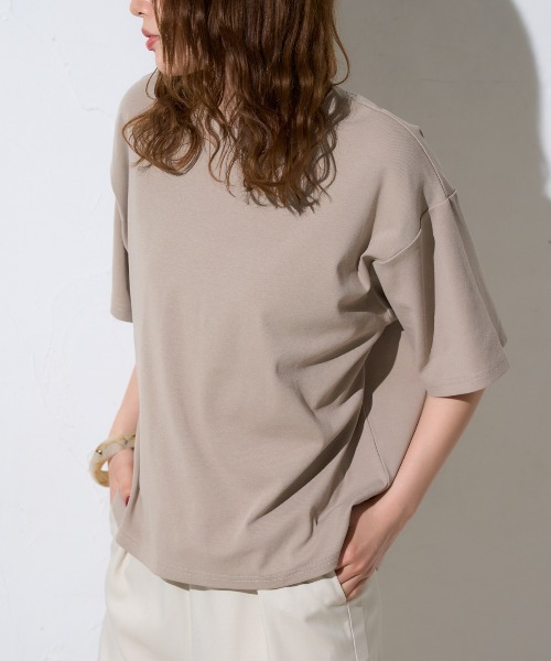 tシャツ 五分袖 半袖Tシャツ / スーパーストレッチ レディース | TRIANGLE PALETTE | 22