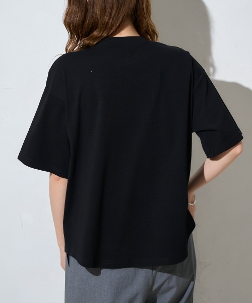 tシャツ 五分袖 半袖Tシャツ / スーパーストレッチ レディース | TRIANGLE PALETTE | 17