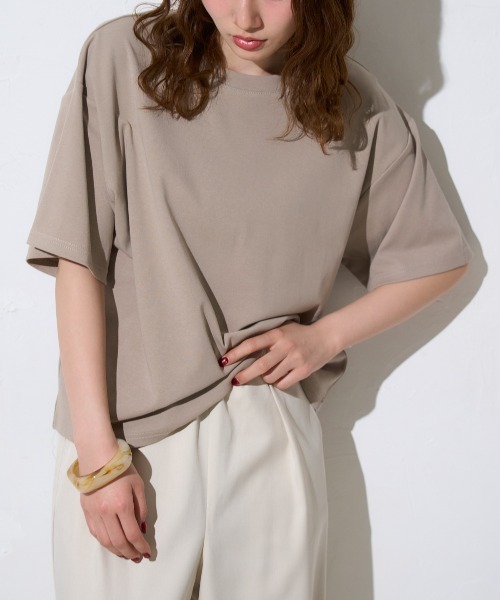 tシャツ 五分袖 半袖Tシャツ / スーパーストレッチ レディース | TRIANGLE PALETTE | 21