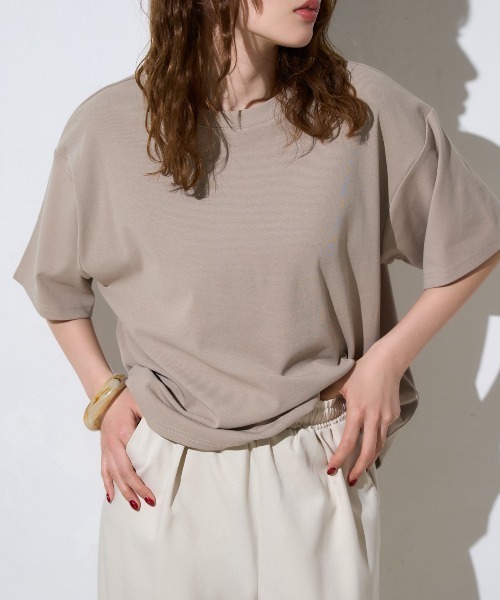 tシャツ 五分袖 半袖Tシャツ / スーパーストレッチ レディース | TRIANGLE PALETTE | 20