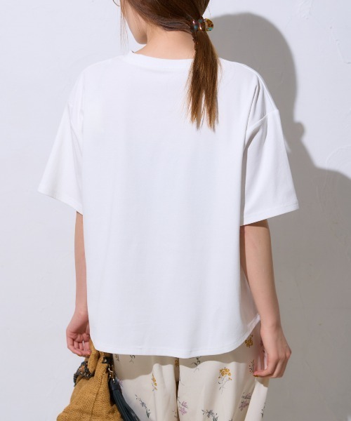 tシャツ 五分袖 半袖Tシャツ / スーパーストレッチ レディース | TRIANGLE PALETTE | 11
