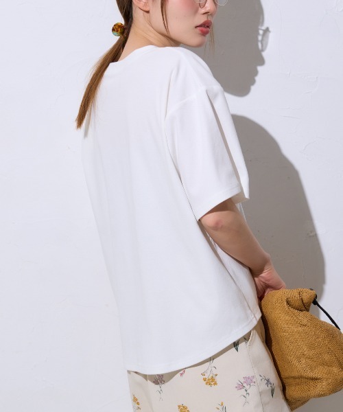 tシャツ 五分袖 半袖Tシャツ / スーパーストレッチ レディース | TRIANGLE PALETTE | 10
