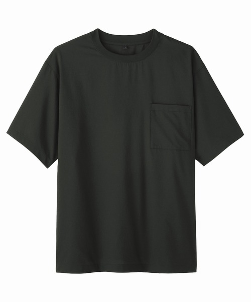 無印良品（MUJI） シャツ 半袖 紳士 風を通す半袖布帛Tシャツ メンズ