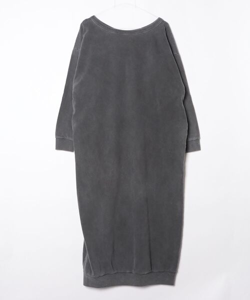 「MIXTA」 スウェット ワンピース ONE SIZE グレー レディース_画像2