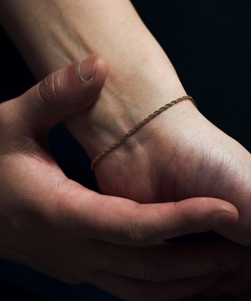 Camphor wood ブレスレット SILVER 925 TWIST CHAIN BRACELET