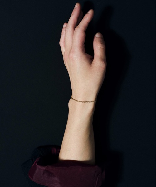 Camphor wood ブレスレット SILVER 925 TWIST CHAIN BRACELET