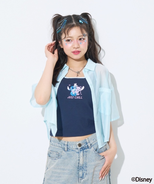 LOVETOXIC タンクトップ 肌着 「Disney」「スティッチ」/「LTXC