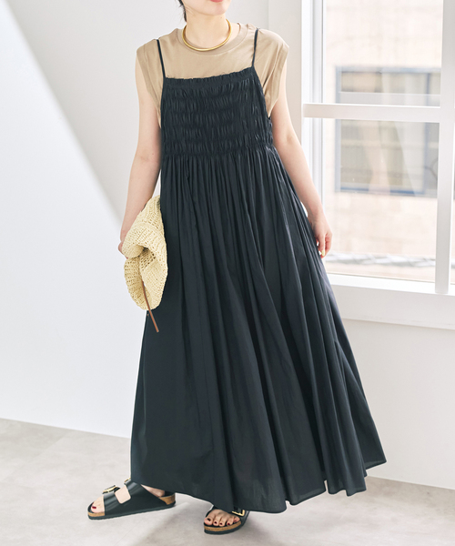 Spick＆Span（スピック アンド スパン） ワンピース ギャザーキャミ