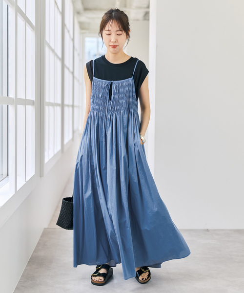 Spick＆Span（スピック アンド スパン） ワンピース ギャザーキャミ