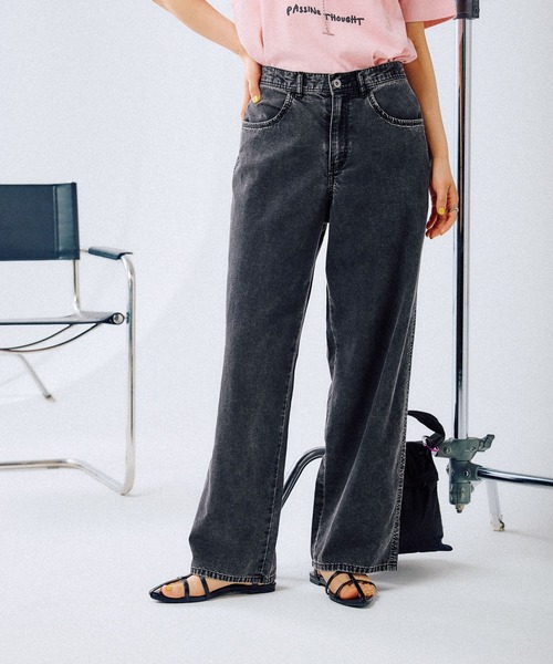 「LEPSIM」 デニムパンツ LARGE ブルー レディース_画像9