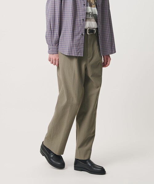 BEAUTY＆YOUTH UNITED ARROWS ワイドパンツ スラックス エアロ ツイル